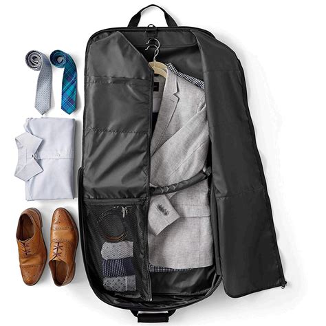 luggage for suits and shirts